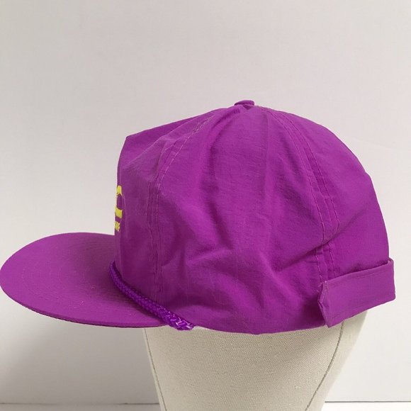 HWC Distribution Corp Vintage Neon Purple Cord Adjustable Hat - Picture 5 of 8